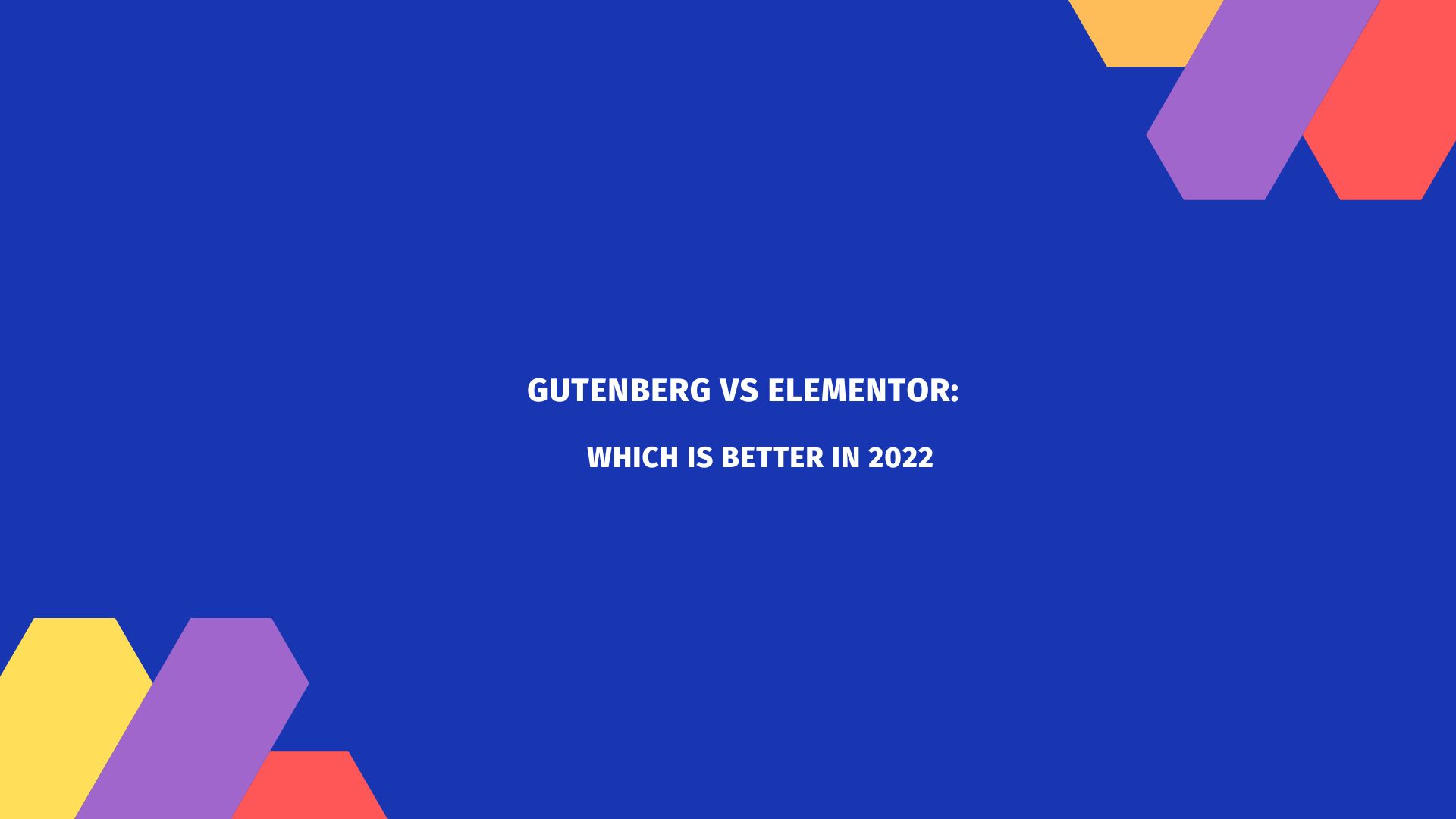 elementor gutenberg