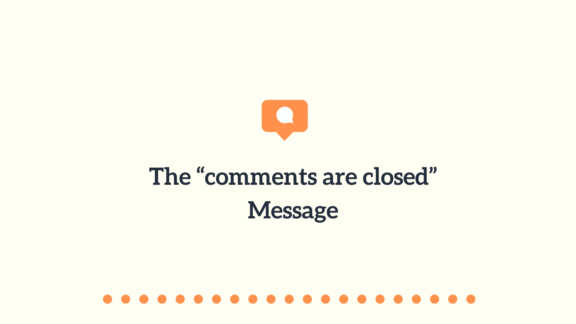 comments are closed